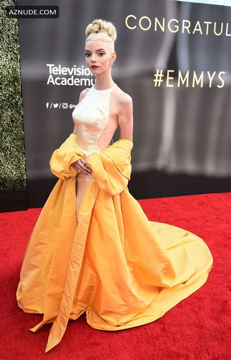 Anya Taylor Joy Sexy Seen At The 73rd Primetime Emmy Awards In Los