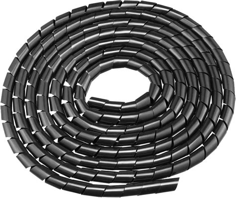 Amazon Uxcell Spiral Cable Wrap Wire Cord Wraps 1 2 Inch X 18ft