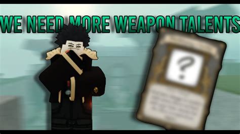 WEAPON TALENTS | Deepwoken - YouTube