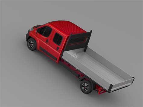 Fiat Ducato Crew Cab Truck D Model By Creator D