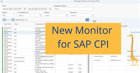 New SAP CPI Monitor Figaf