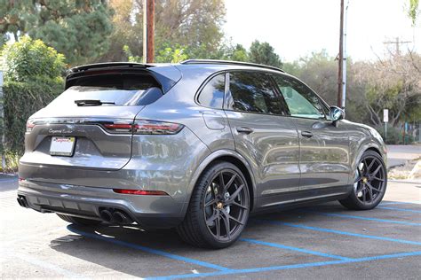 2019 Quartzite Gray Metallic Porsche Cayenne Turbo - Pacific German