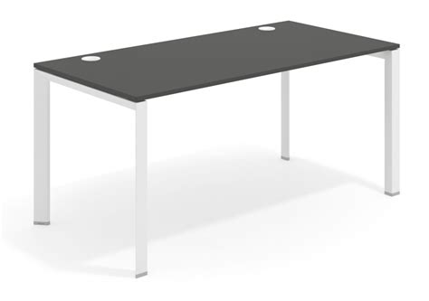 Mesa De Escritorio Link Fondo 80 Estructura Blanca Ofiprix
