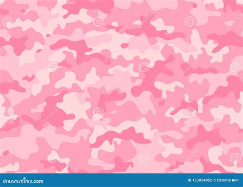 Girly Camo Pink Texture Military Camouflage Repeats Seamless Army