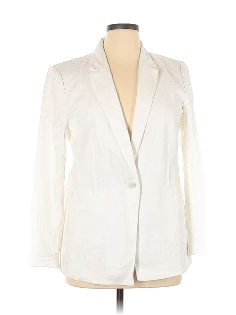 Ann Taylor Loft Outlet Ivory Blazer Size 14 66 Off Thredup