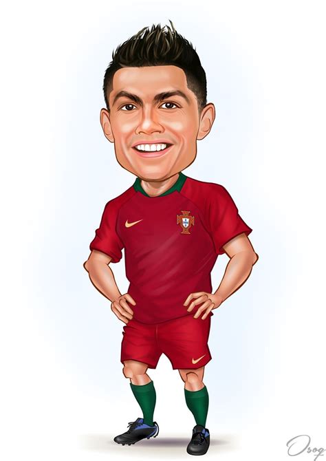 Cr7 Cartoon Drawing