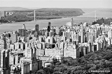 Framed Photo Print of MANHATTAN NEW YORK CITY BLACK AND WHITE Print Picture Image Fine Art ...