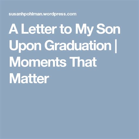 Graduation Quotes For Son - ShortQuotes.cc