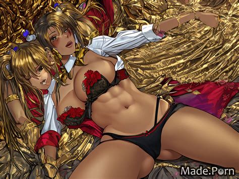 Porn Image Of Spreading Legs Cloud Red Partially Nude Gold Yellow Harlequin Created By AI