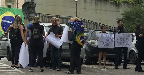 Manifestantes Fazem Protesto Em Visita De Dias Toffoli Ao ES