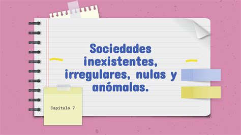 Solution Sociedades Inexistentes Irregulares Nulas Y An Malas Studypool