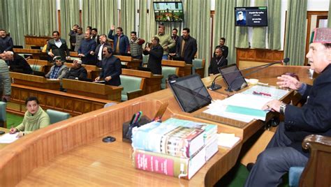 Budget Passed In Himachal House Session Adjourned Indefinitely