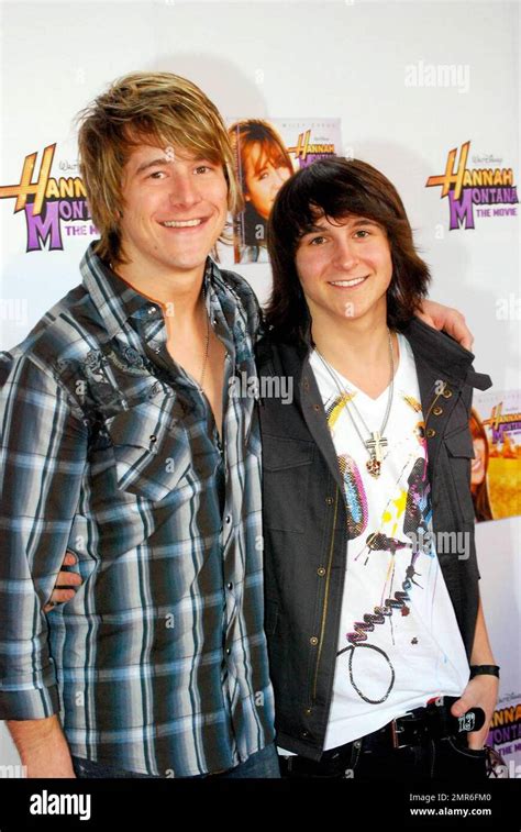 Mitchel Musso attends the premiere of "Hannah Montana: The Movie" at ...