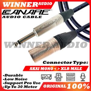 Jual KABEL AUDIO CANARE ORIGINAL JACK NEUTRIK AKAI MONO TO XLR MALE