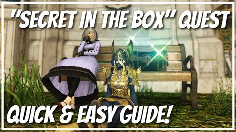 Secret In The Box Quick Easy Guide Endwalker Old Sharlayan