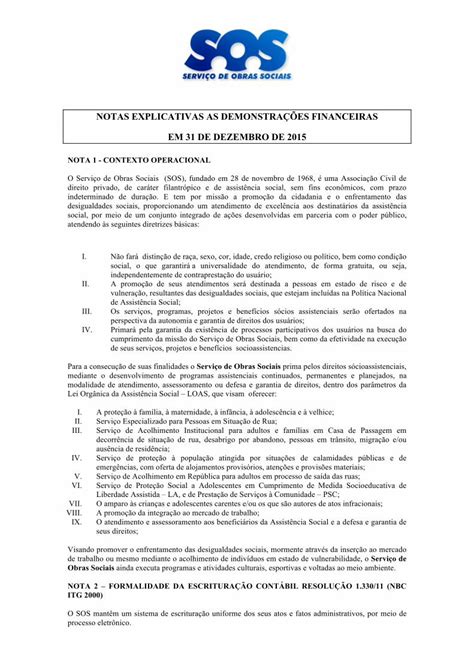 PDF NOTAS EXPLICATIVAS 2015 Site Sossorocaba Org Brsossorocaba