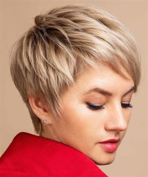 Cute Trendy Short Pixies Hairstyle Ideas For Short Hairs Short Blonde