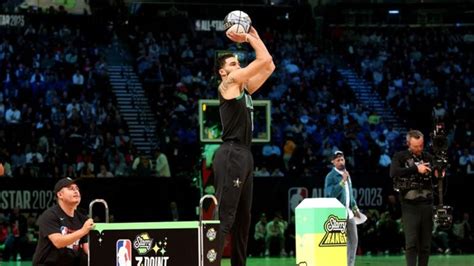 Jayson Tatum ties for 4th at 3-point contest