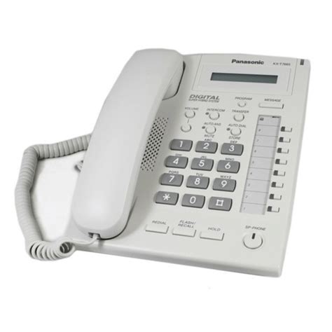 Panasonic Kx T Telephone In White Headset Store