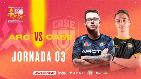 Arctic Vs Case Esports Jornada Valorant Rising Mediamarkt Intel