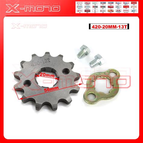 420 13 T Tooth 20mm ID Front Engine Sprocket For 50cc 70cc 90cc 110cc