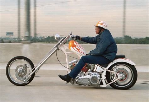 World Famous Sugar Bear On His Personal Bike Chopper Motorcycle