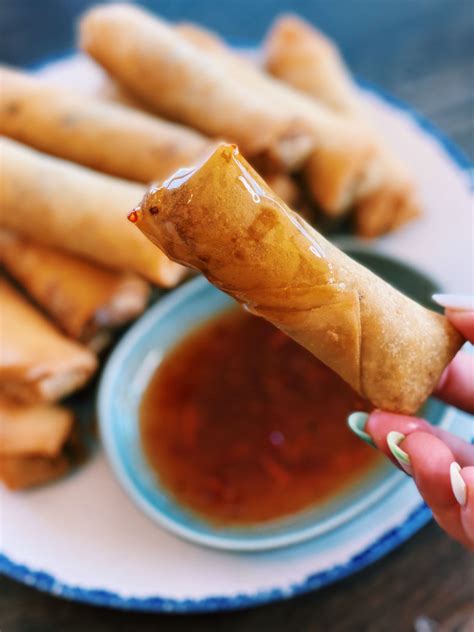 Vegetarian Spring Rolls Crispy Tiffy Cooks