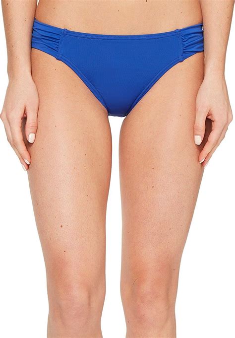 Tommy Bahama Womens Pearl Solids Side Shirred Hipster Bikini Swim