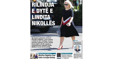 Gazeta Liberale Hapet Me Rilindja E Dyt E Lindita Nikoll S Aktualitet