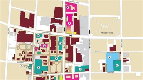 College Of Charleston Campus Map