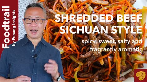 Szechuan Style Shredded Beef With Vegetables Sichuan Shredded Beef