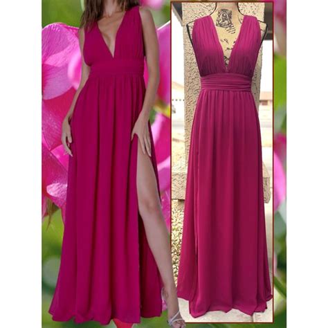 Lulus Dresses Lulus Heavenly Hues Magenta Maxi Dress Size Xs Poshmark