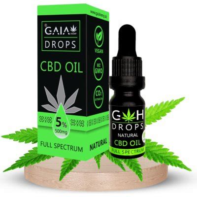 GaiaHemp Konopný olej 5 CBD 0 2 THC 10 ml od 24 9 Heureka sk