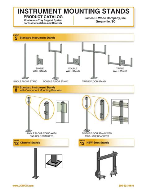 Instrumentation Stands Catalog By Jcwco Issuu