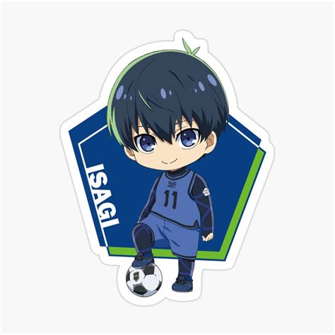 Bluelock Blue Lock Anime Chibi Yoichi Isagi Sticker By Rubenwidjaja In 2023 Anime Chibi