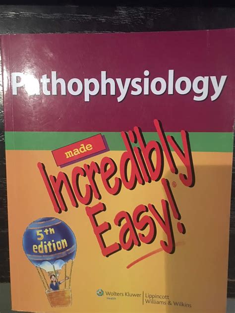 Pathophysiology Made Incredibly Easy Lippincott Williams Wilkins