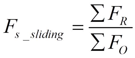 Sliding Safety Factor Sesapp Web