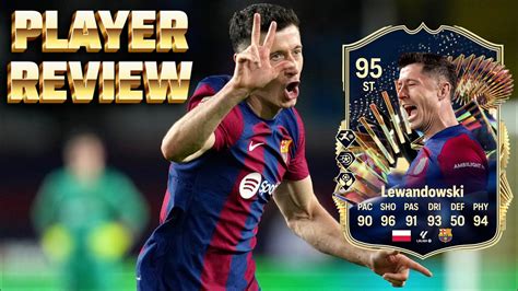 LEWANGOLSKI REVIEW ROBERT LEWANDOWSKI 95 TOTS LA LIGA EAFC 24 FIFA