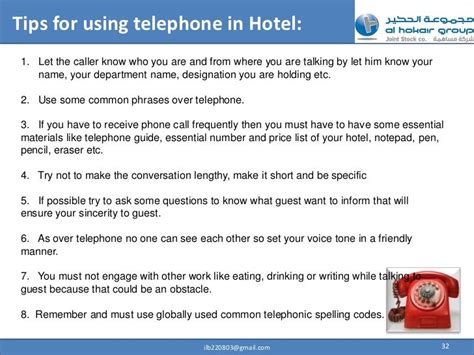 Professional Telephone Etiquette