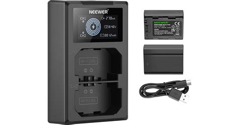 Neewer Np Fz Battery With Dual Charger Kit B H