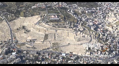 Aj4k 024 Aerial 4k Footage Of Jerusalem Mount Olives And Abu Dis