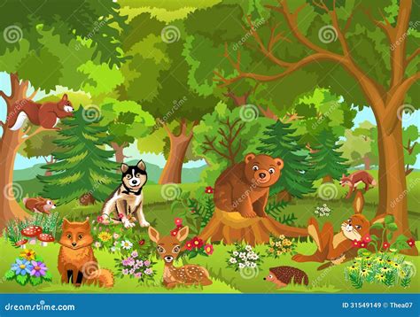 Animated Forest Clipart