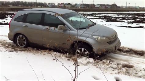 Honda CRV Off Road Snow Test YouTube