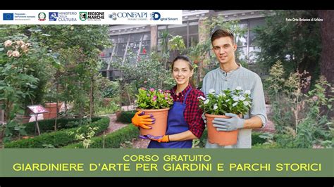 Corso Giardiniere D Arte Per Giardini E Parchi Storici Confapi Youtube