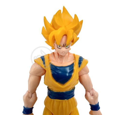 Boneco Brinquedo Articulado Cm Action Figure Removivel Goku Ssj