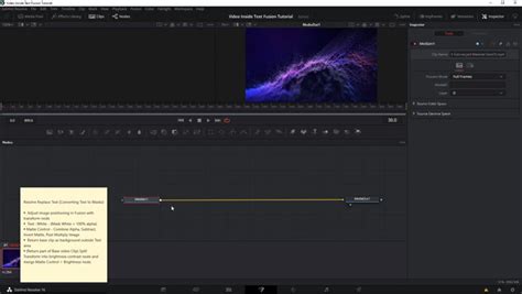 Davince Resolve How To Place Video Inside Of Text Da Vinci Resolve