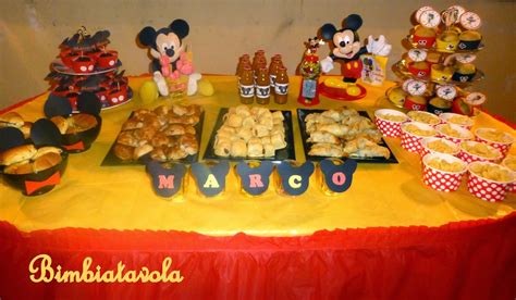 Bimbi A Tavola Festa A Tema Topolino Mickey Mouse Party