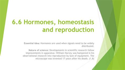 6 6 Hormones Homeostasis And Reproduction Ppt Download