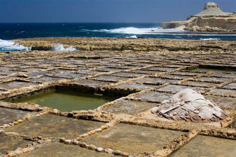 Premium Photo | Gozo salt pans malta