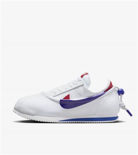 วันเปิดตัว Cortez X Clot White And Game Royal Dz3239 100 Nike Snkrs